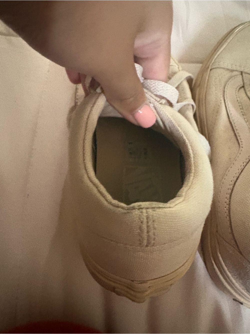 Vans Low-Top Canvas Sneakers in Tan